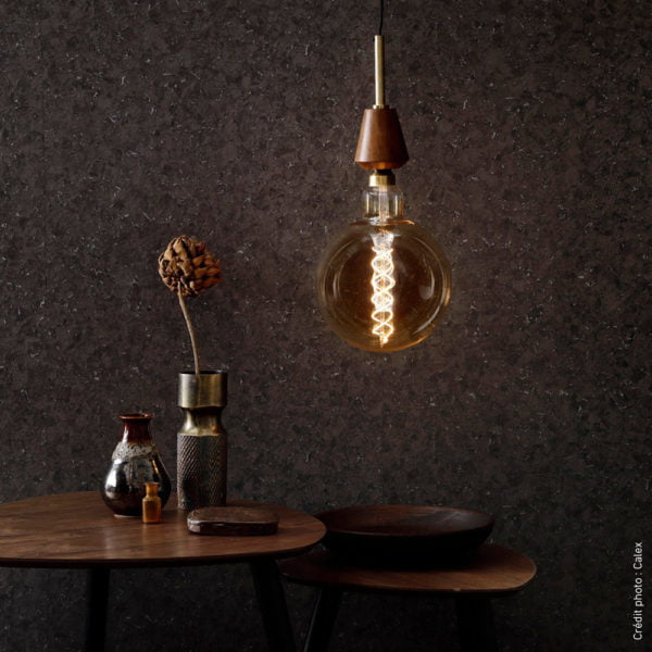 Ampoule Déco Filament LED XXL MEGAGLOBE en Verre Ambré Ampoule Déco Filament LED XXL MEGAGLOBE en Verre Ambré
