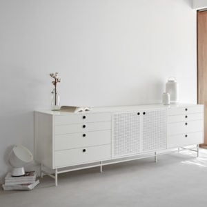 BUFFET BAS 2 PORTES 8 TIROIRS TEULAT PUNTO