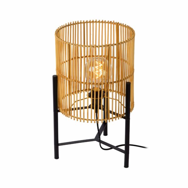 Lampe de table Lucide Jantine 1xE27,bois clair Lampe de table Lucide Jantine 1xE27,bois clair