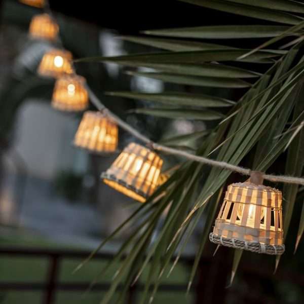 Guirlande extérieur GUIRA en fibres naturelles