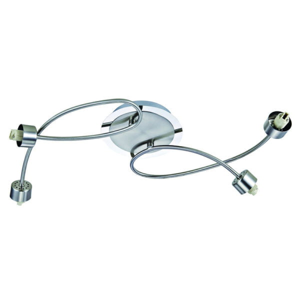 Plafonnier Spot REMIX Argentée en Métal