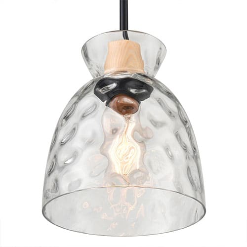 Suspension contemporaine en verre