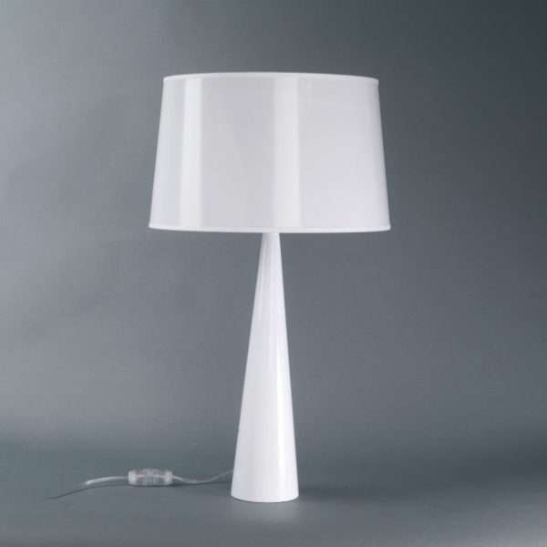 Lampe TOTEM blanche en métal Lampe TOTEM blanche en métal