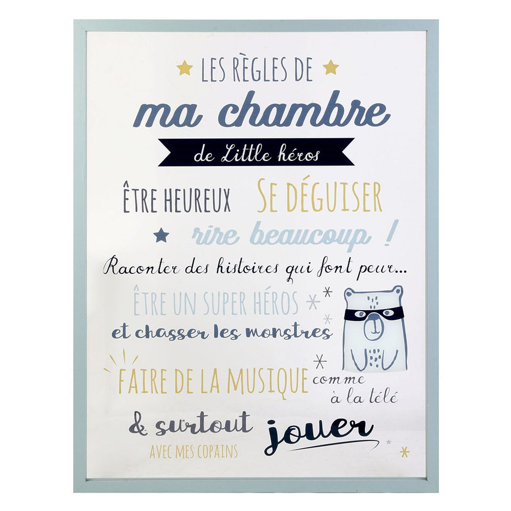 Cadre Les Règles de la Chambre M6 – Image 2