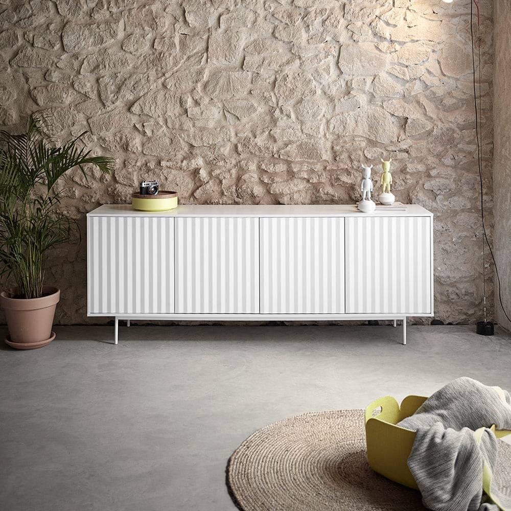 Buffet Bas 4 Portes 3 Tiroirs Teulat Sierra – Image 3