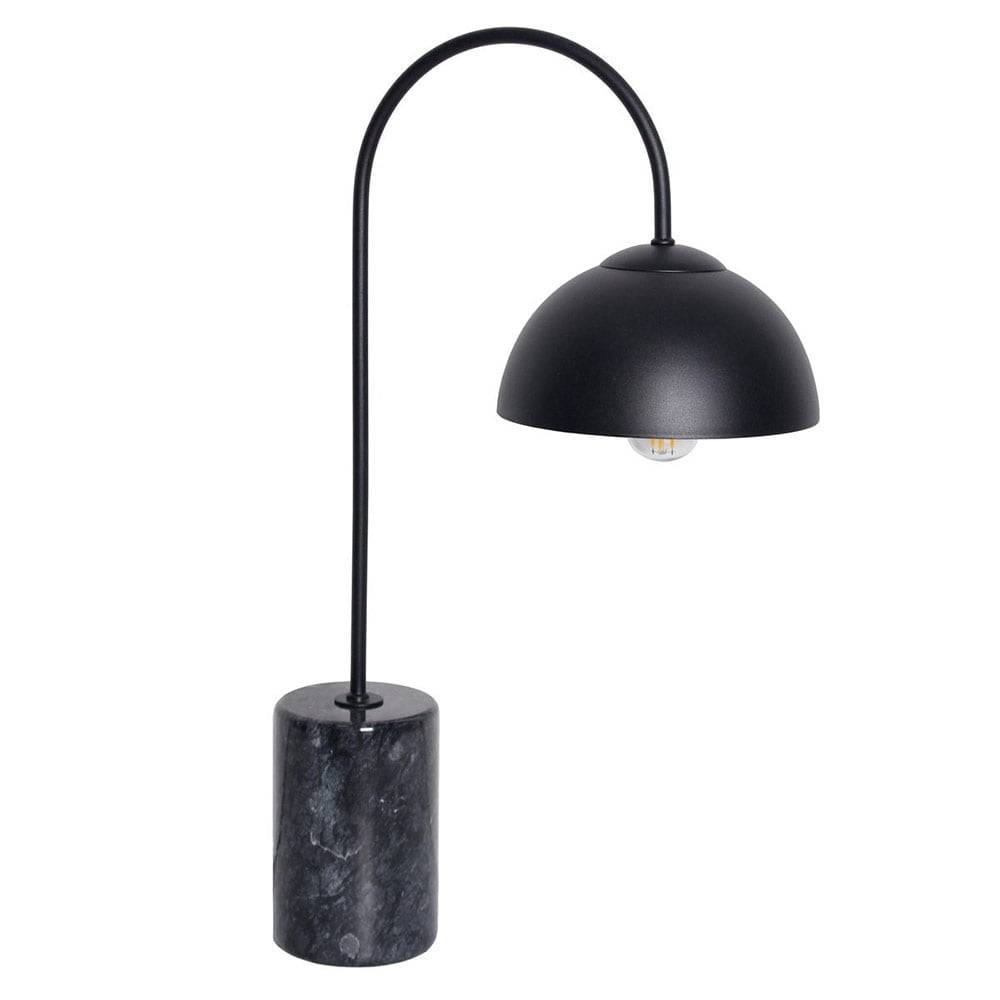 Lampe à Poser MARBLE en Métal Noir et Marbre – Image 4