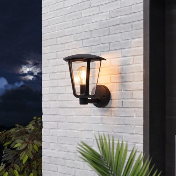 Applique Murale Extérieur MONREALE en Aluminium Noir Applique Murale Extérieur MONREALE en Aluminium Noir