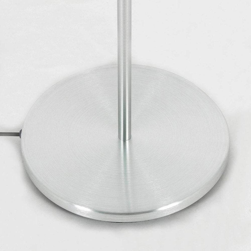 Lampadaire SENDO Argenté et Blanc en Métal et Tissu – Image 6