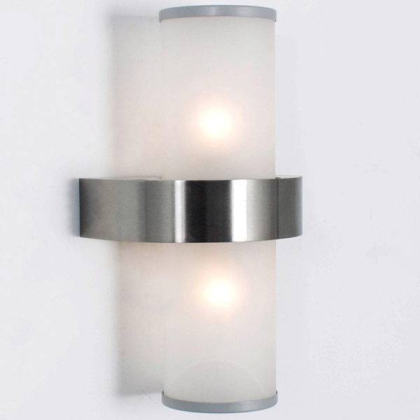 Applique Murale BEVERLY Blanche en Verre et Métal Applique Murale BEVERLY Blanche en Verre et Métal