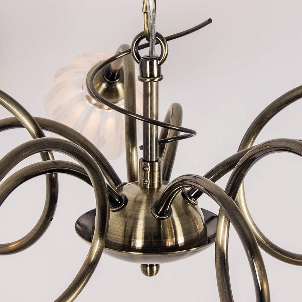 Lustre SYLVIE Dorée en Métal – Image 6