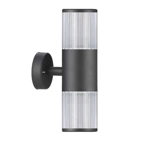 Applique Murale Extérieur LED MEIJE Grise en Métal