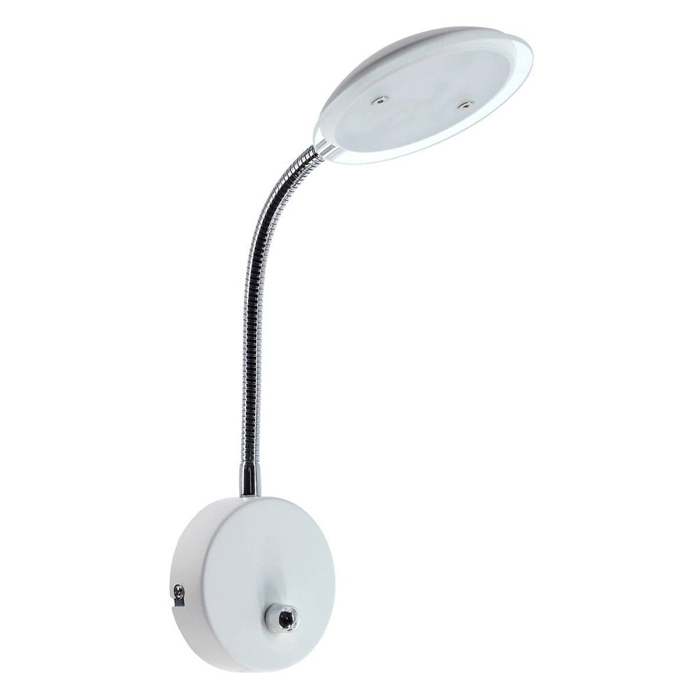 Applique Moderne LED READ en Métal Blanc