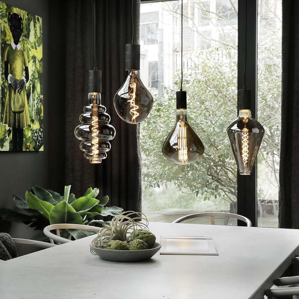 Ampoule Déco Filament LED XXL VIENA en Verre Fumé Noir – Image 6