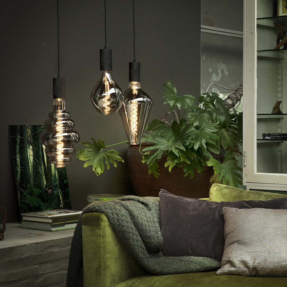 Ampoule Déco Filament LED XXL VIENA en Verre Fumé Noir – Image 7