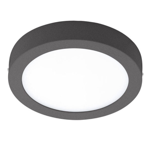 Plafonnier Extérieur LED ARGOLIS en Aluminium Gris Anthracite