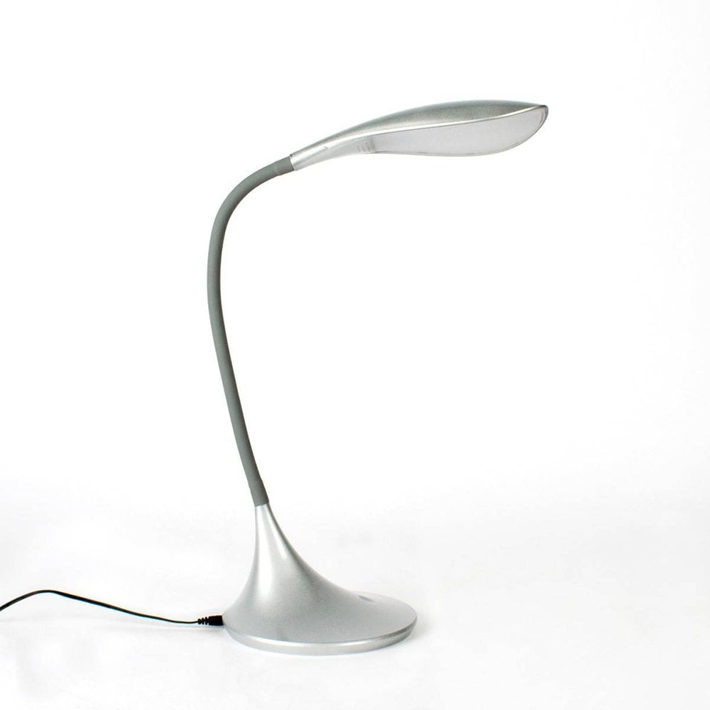Lampe de Bureau Design LED YON en Métal Argenté – Image 4