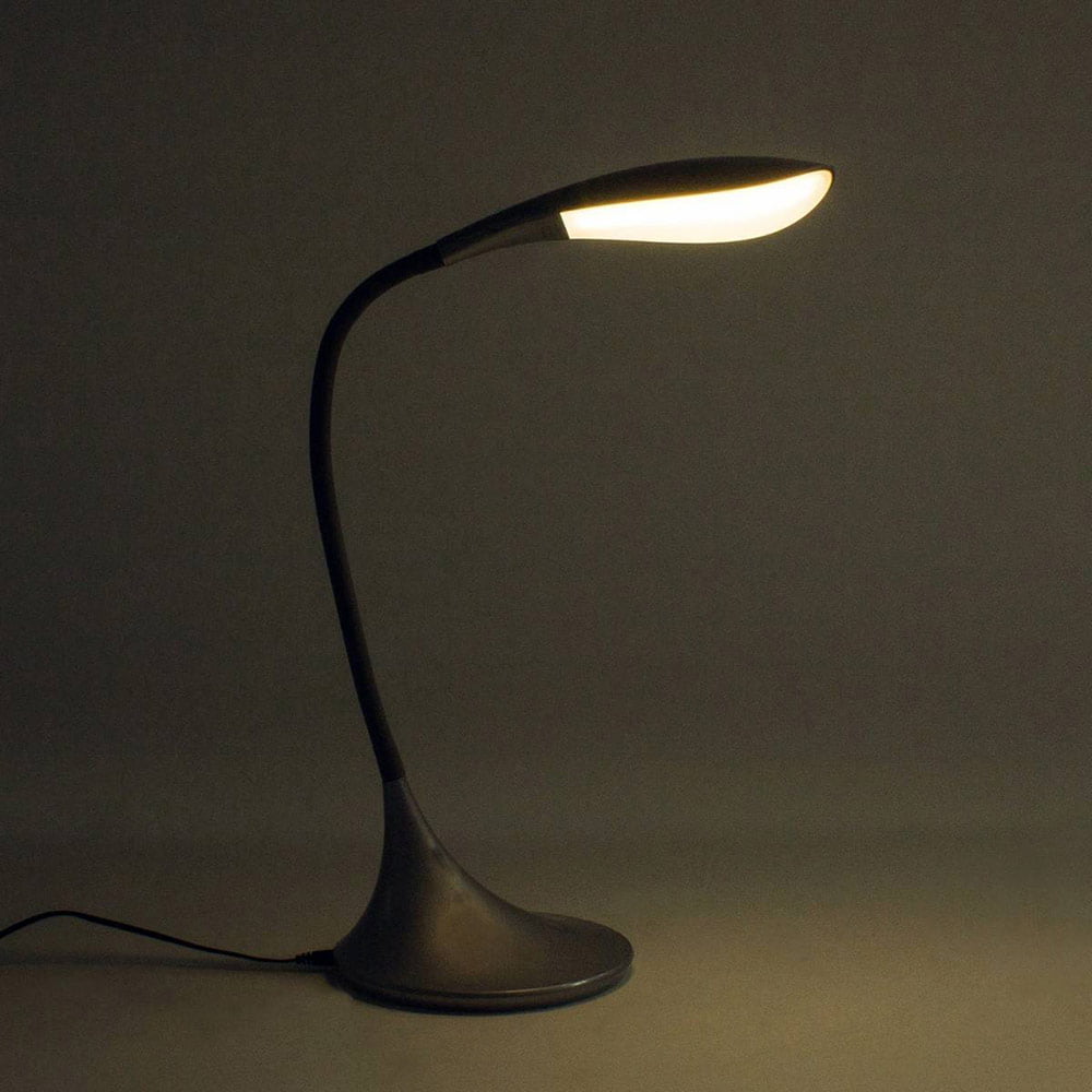 Lampe de Bureau Design LED YON en Métal Argenté – Image 7