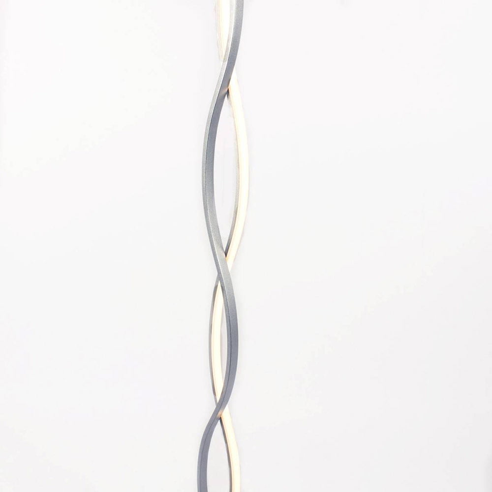 Lampadaire Design LED SAHARA en Métal Argenté – Image 7