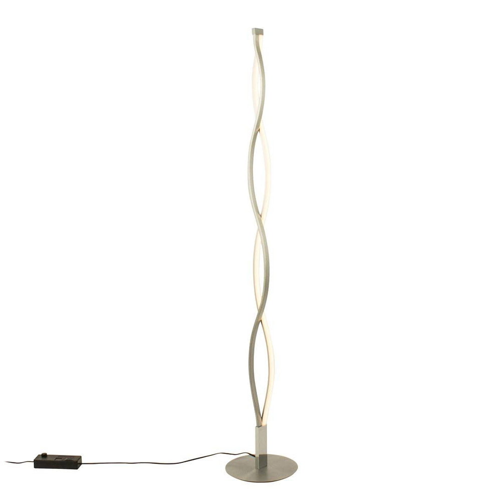 Lampadaire Design LED SAHARA en Métal Argenté – Image 5