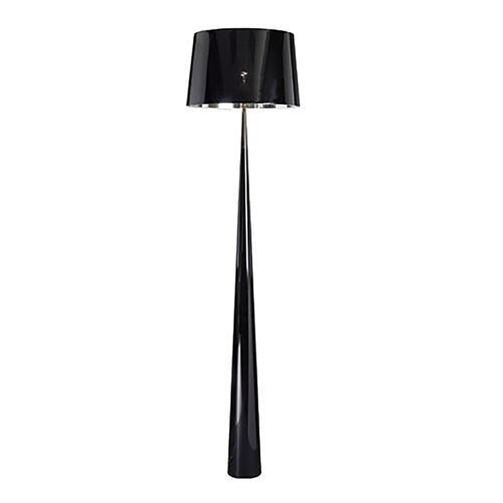 Lampadaire Totem Noir Métal + PVC