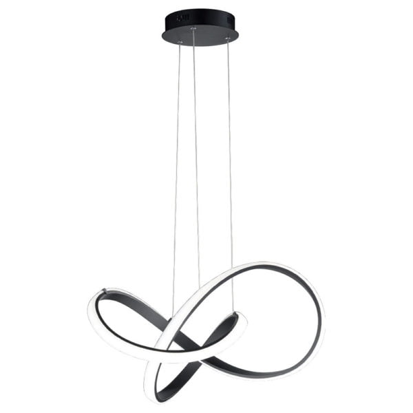 Suspension LED INDIGO WOFI x LAURIE LUMIERE Exclu en Métal Noir Suspension LED INDIGO WOFI x LAURIE LUMIERE Exclu en Métal Noir
