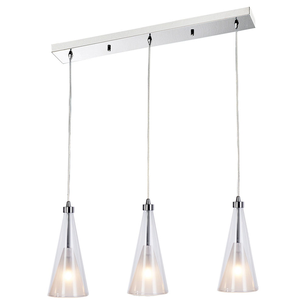 Suspension PRISS en Verre Argenté – Image 2