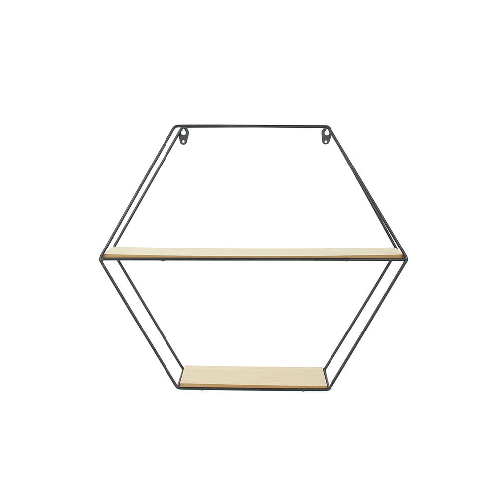 Étagère Bois et Métal Hexagonale M4 – Image 2