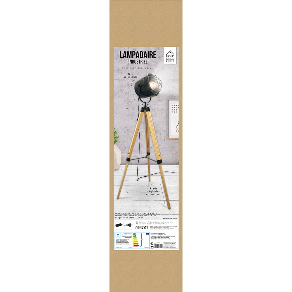 Lampadaire Industriel Trépied M2 – Image 10