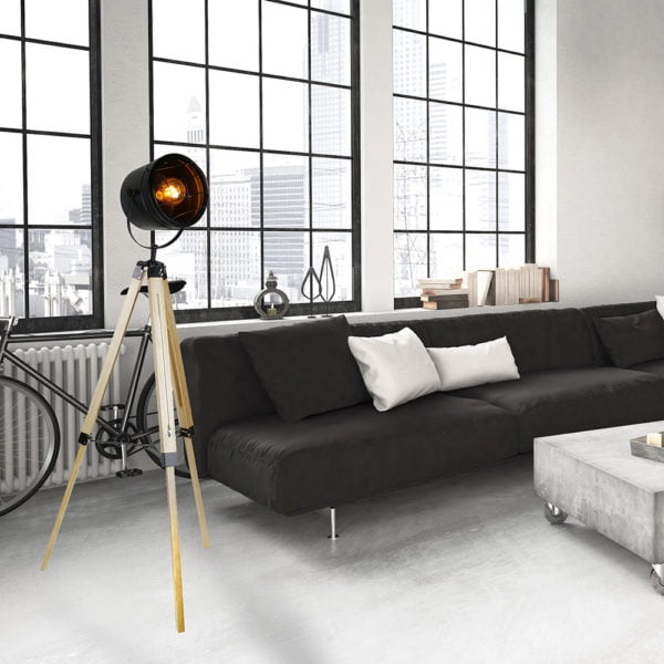 Lampadaire Industriel Trépied M2 Lampadaire Industriel Trépied M2