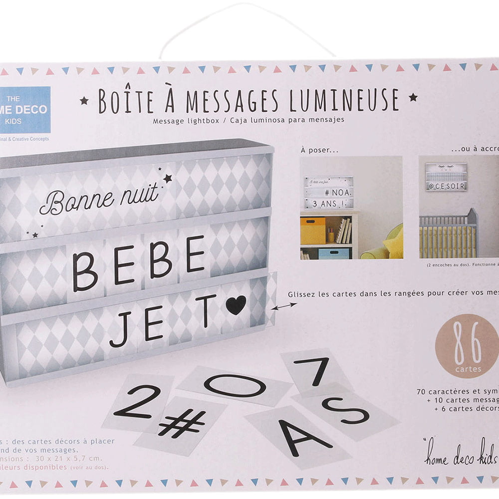 Boite Lumineuse à Message A4 X85 Lettres M6 – Image 6