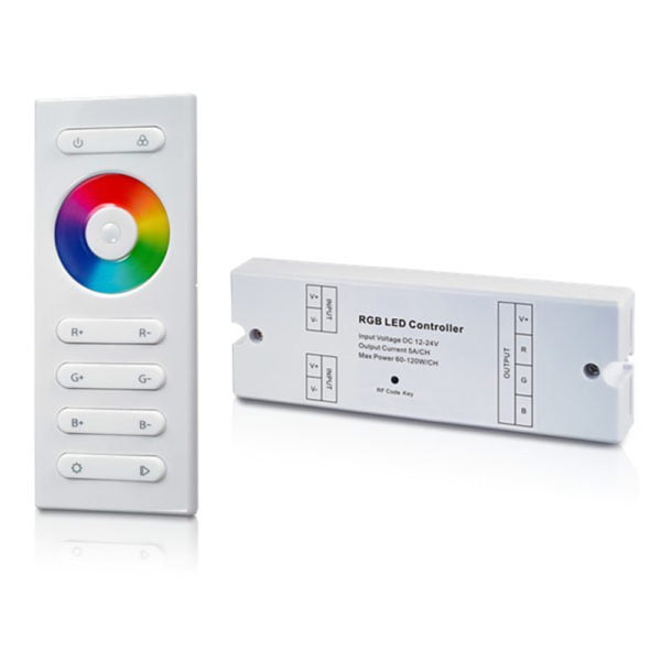 Contrôleur + Télécommande LED RGB