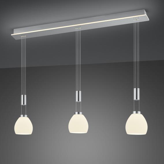 B-LEUCHTEN SAM Suspension LED avec variateur, 4 sources de lumière, long – Image 5