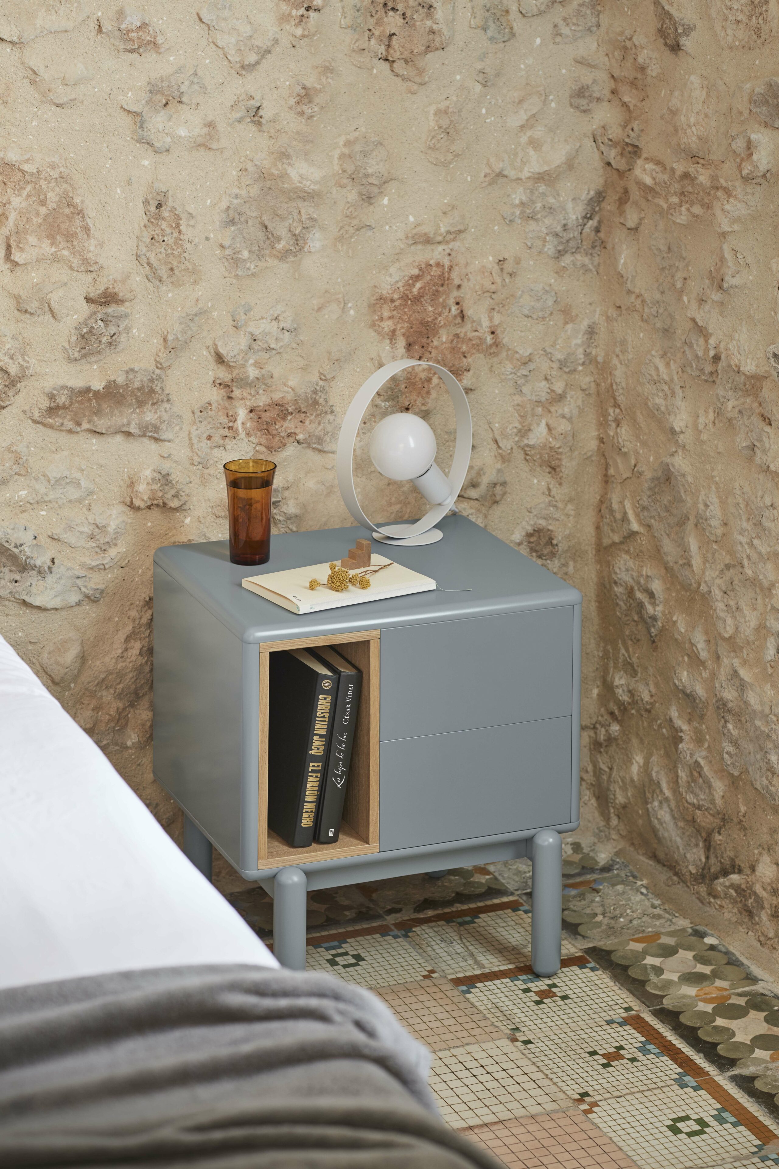 CHEVET 2 TIROIRS TEULAT CORVO – Image 3