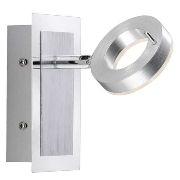 Applique murale LED SDB FLOSS en aluminium brossé Applique murale LED SDB FLOSS en aluminium brossé
