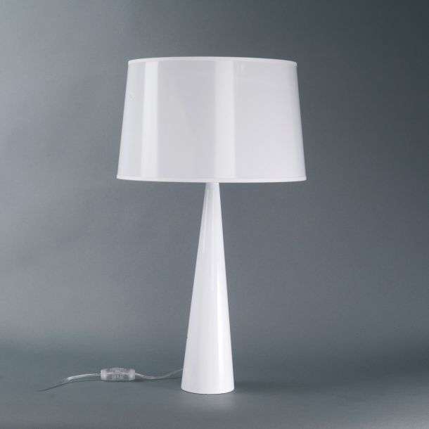 Lampe TOTEM blanche en métal