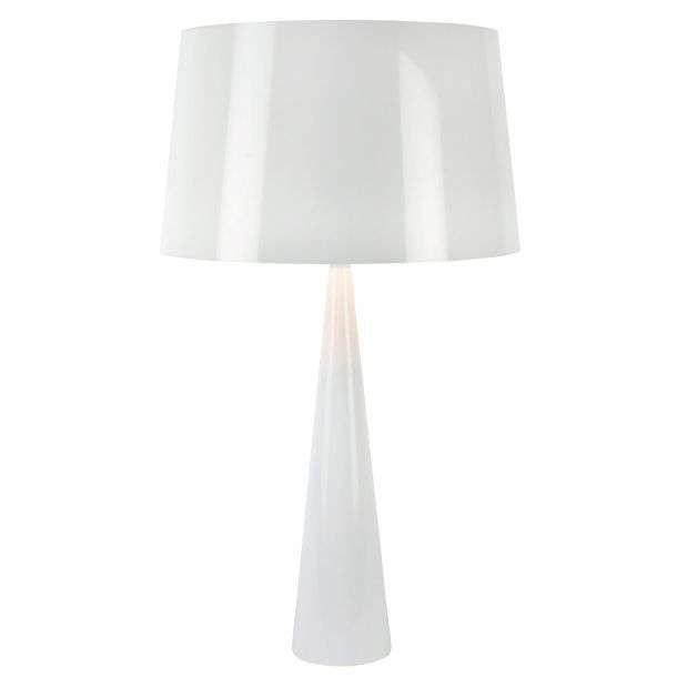 Lampe TOTEM blanche en métal – Image 6