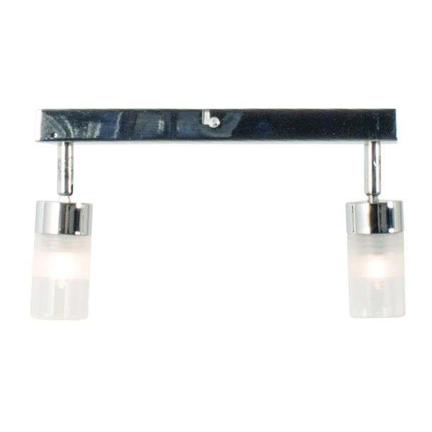 Spot double salle de bain INDIGO en métal chrome – Image 5