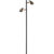 Lampadaire Lucide Tundran 3xGU10 H150cm,noir