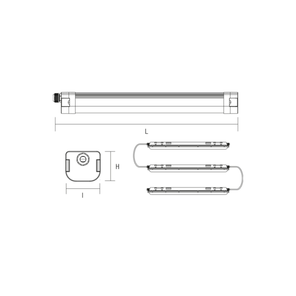 REGLETTE ETANCHE MADRID