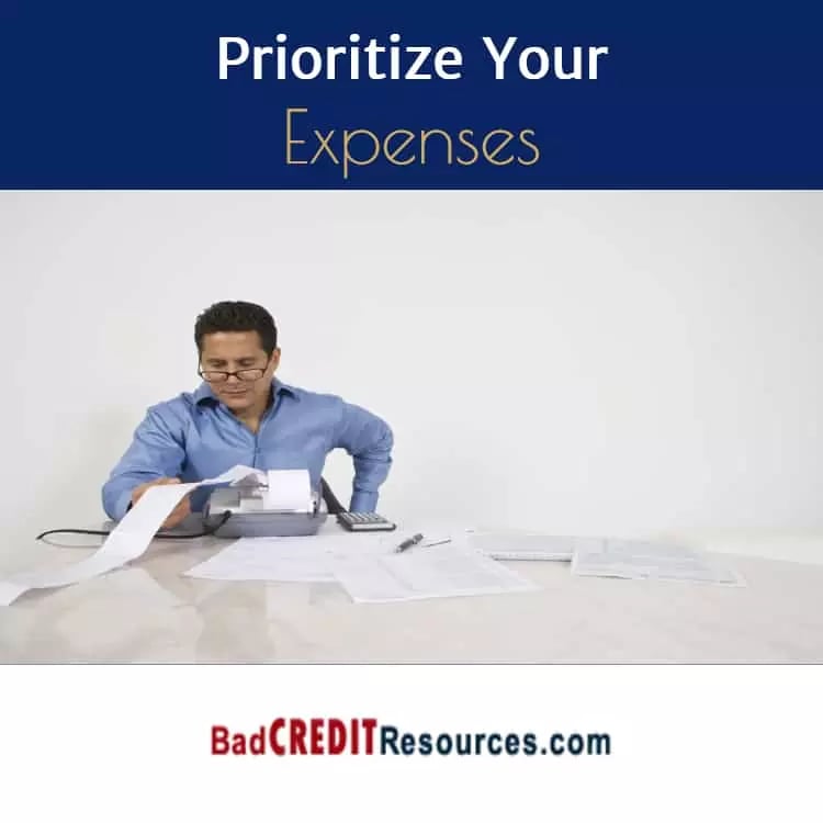 prioritize your expenses