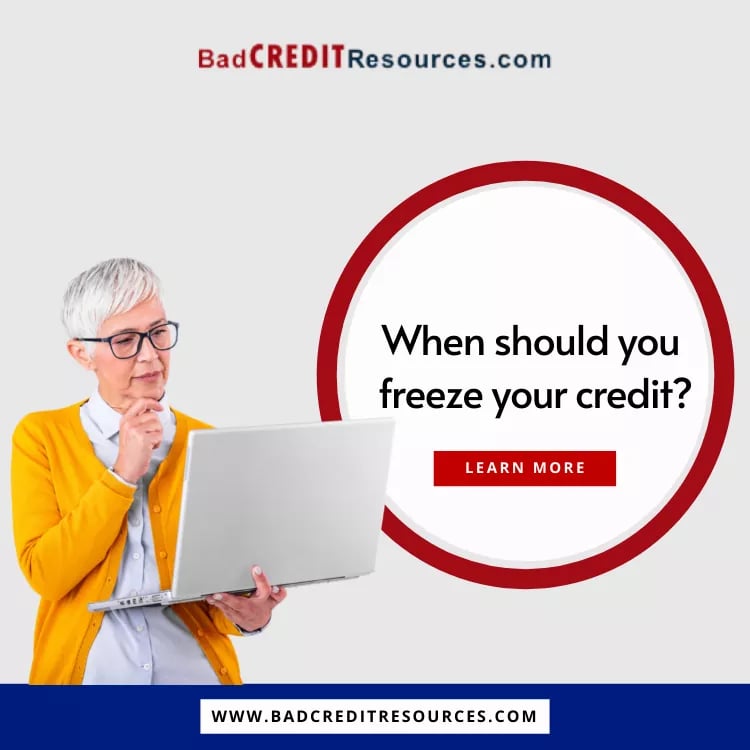 when should you freeze your credit