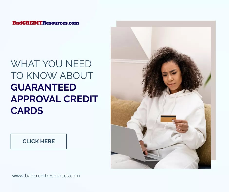 Guaranteed approval credit cards