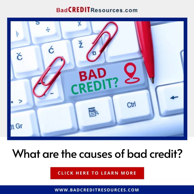 causes of bad credit