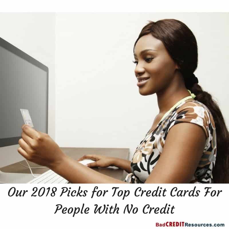 best credit cards for no credit