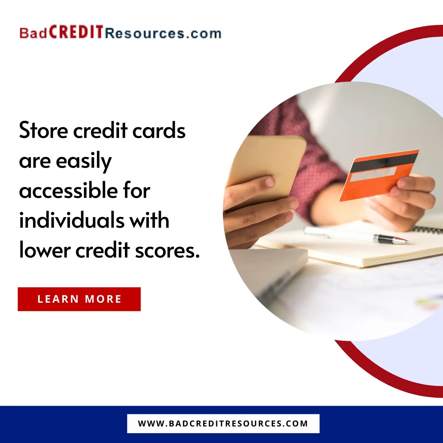 a store credit cards is easily accessible for people with lower credit scores