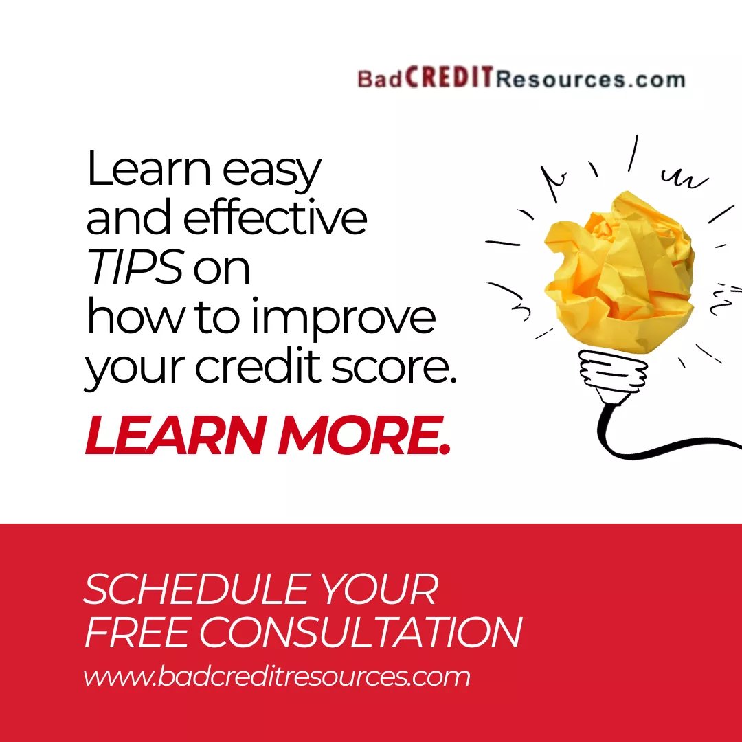 tips to repair poor credit
