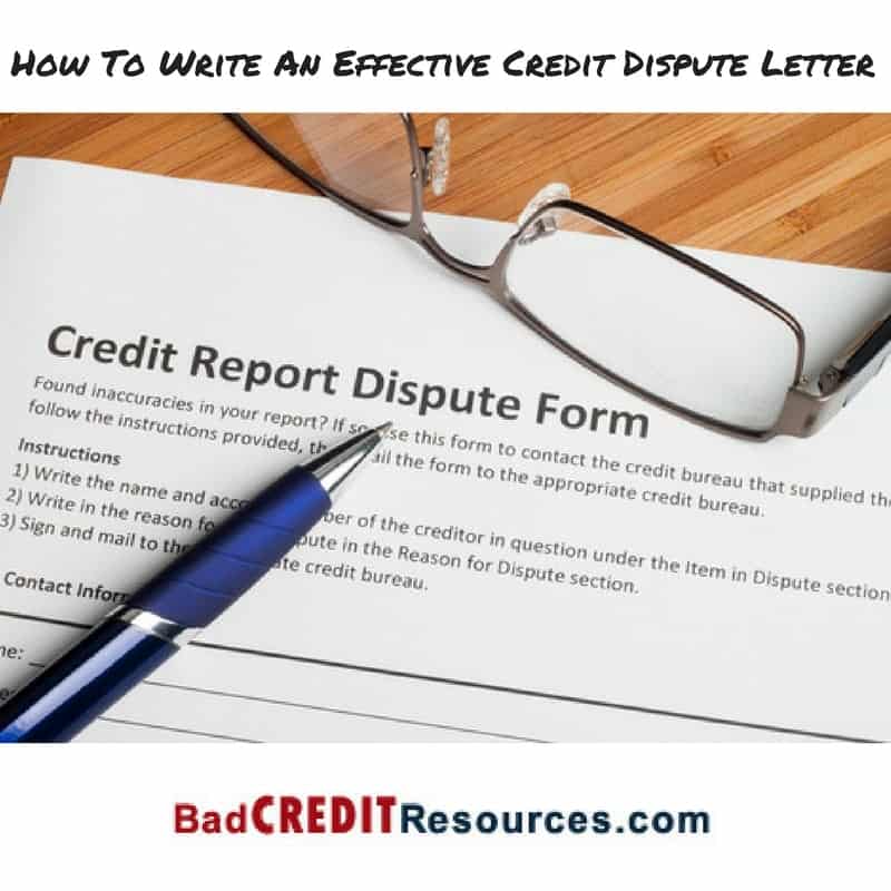 How To Write An Effective Credit Dispute Letter ver 4