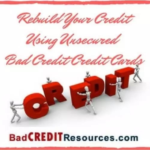bad credit credit cards unsecure