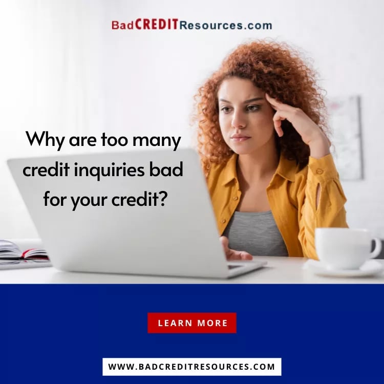 too many credit inquiries