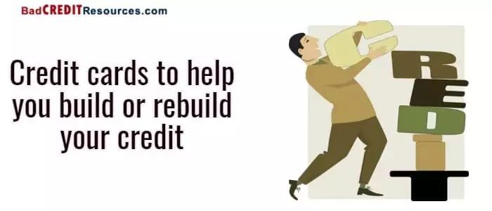 credit building credit cards credit cards that help you build or rebuild your credit